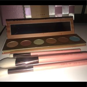 Butter London eyeshadow palette & Luxie brush set